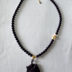 Fox Motif Botanical Necklace