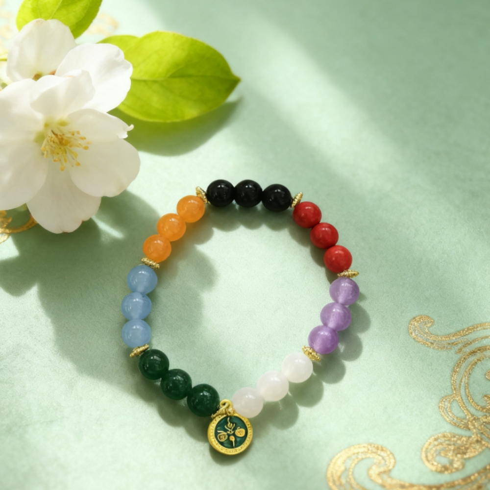 H21 Beaded Bracelet: Full of Positive Warmth(Random style)